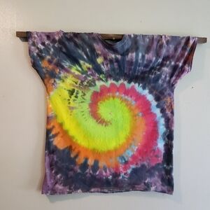 Rainbow Spiral XL Tie-Dye T-Shirt